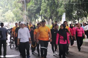 Peringati HUT Bhayangkara ke-79, Polres Langkat Gelar Bhayangkara Sport Day (BSD)