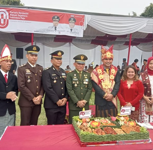 Khidmat, Upacara Bendera Peringatan HUT ke-80 RI di Kecamatan Namorambe Berlangsung Lancar
