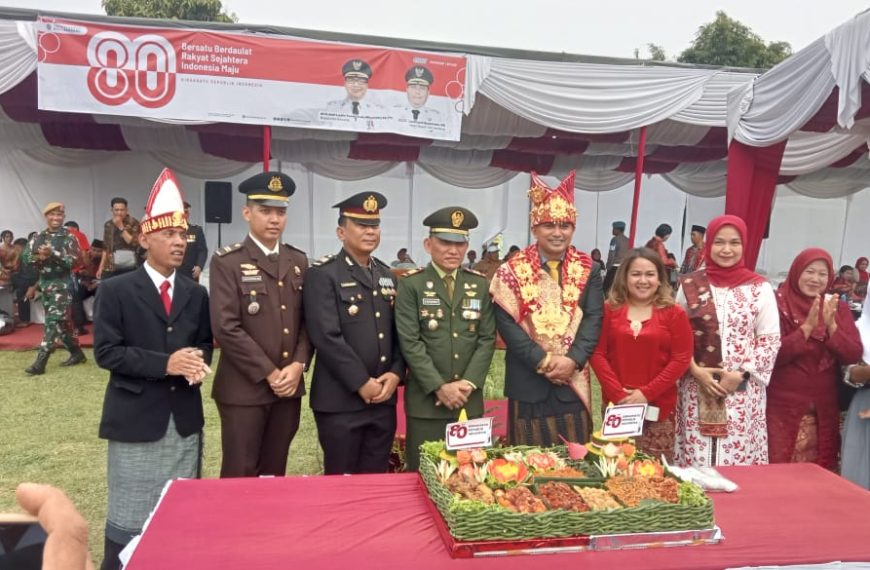 Khidmat, Upacara Bendera Peringatan HUT ke-80 RI di Kecamatan Namorambe Berlangsung Lancar