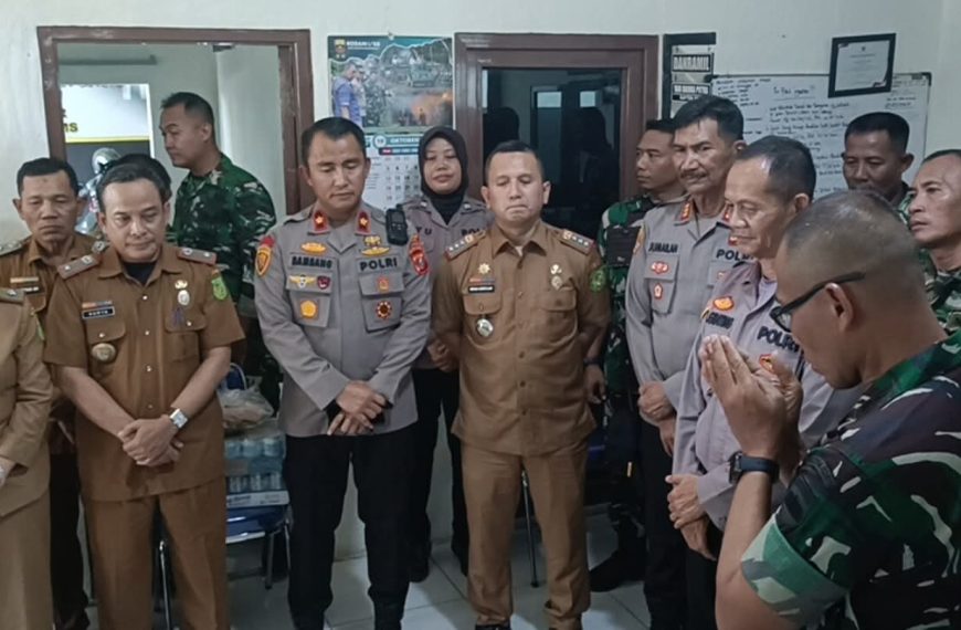 Kapolsek dan Muspika Kecamatan Medan Sunggal Silahturahmi ke Koramil 0201-06/MS, Berikan Ucapan Selamat HUT TNI ke-80