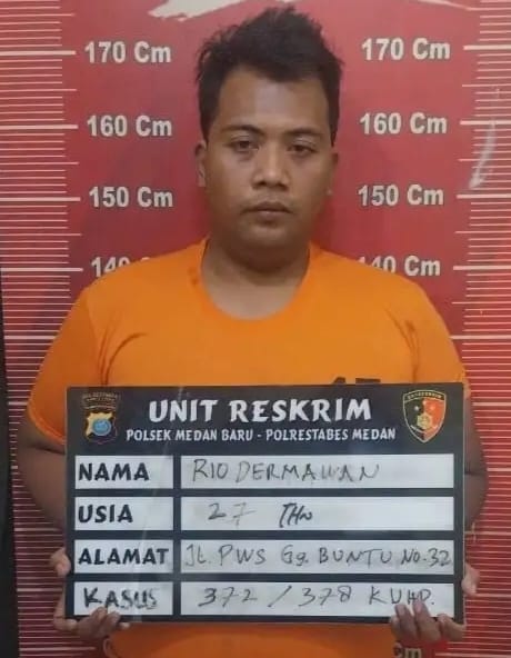 Polisi Ringkus Pelaku Tipu Gelap Handphone di Jalan PWS Medan Petisah