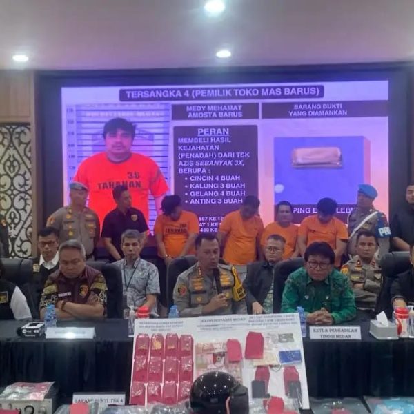 Polrestabes Medan Ungkap Kasus Pembakaran Rumah Hakim Di Medan