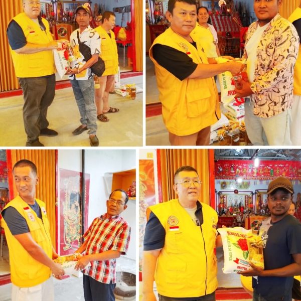 Cetiya Chit Sua Ong Mengadakan Kegiatan Bakti Sosial Bersama Ketua Tridharma
