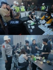 Cegah Peredaran Narkoba, Polda Sumut dan TNI Gelar Razia Humanis di THM Black Owl Medan