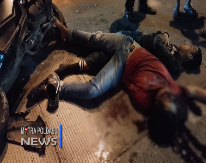 Pengendara Sepeda Motor Tewas Setelah Tabrak Truk Berhenti di Jalan Cemara