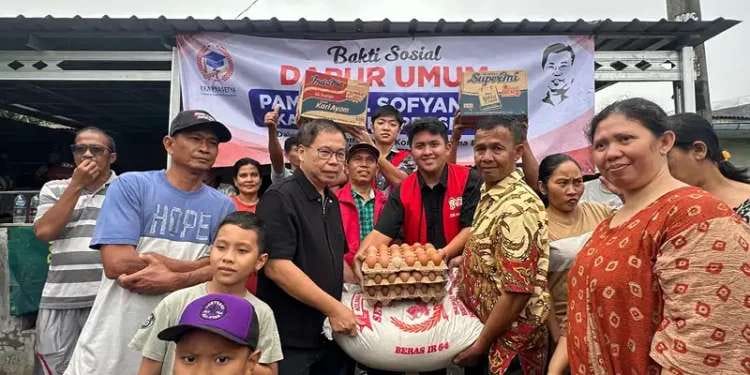 Solidaritas Bencana: Anggota DPR RI Dr Sofyan Tan Kerahkan Ribuan Mahasiswa PAMAS Buka Dapur Umum di Medan