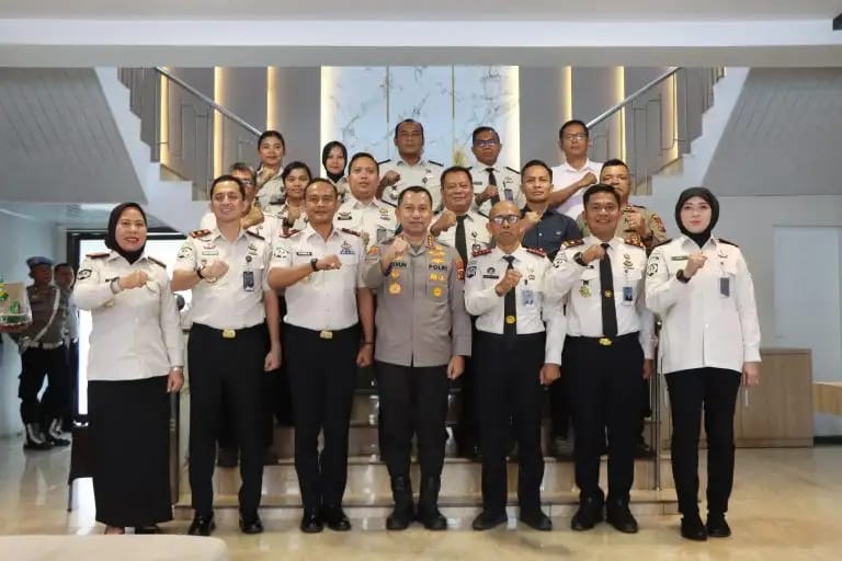 Perkuat Sinergitas Keamanan, Kalapas I Medan Silaturahmi ke Kapolrestabes Medan