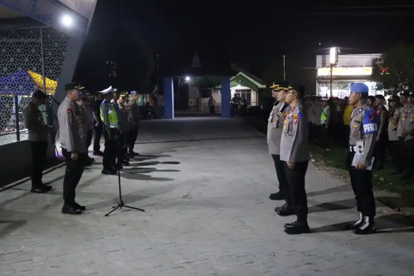 Polrestabes Medan Gelar KRYD Patroli Malam Jaga Keamanan Kota Medan