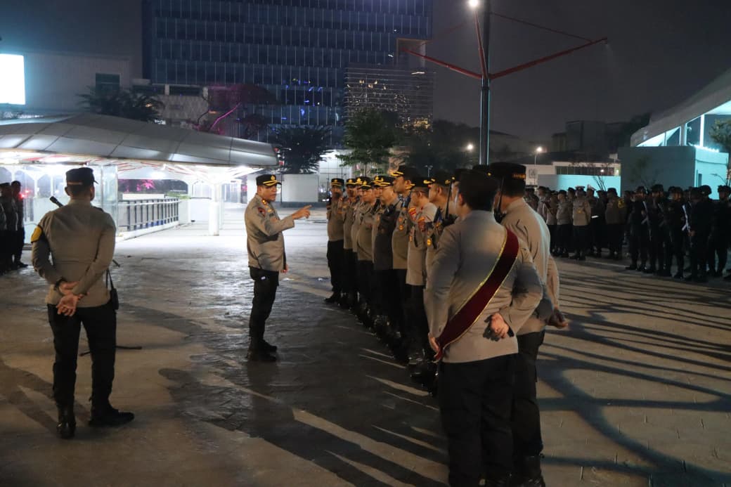 Jaga Kondusivitas Malam Minggu, Polrestabes Medan Gelar Patroli Skala Besar Di 3 Rayon