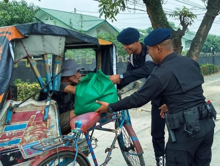 Sat Brimob Polda Sumut Bawa Kepedulian Lewat Minggu Kasih