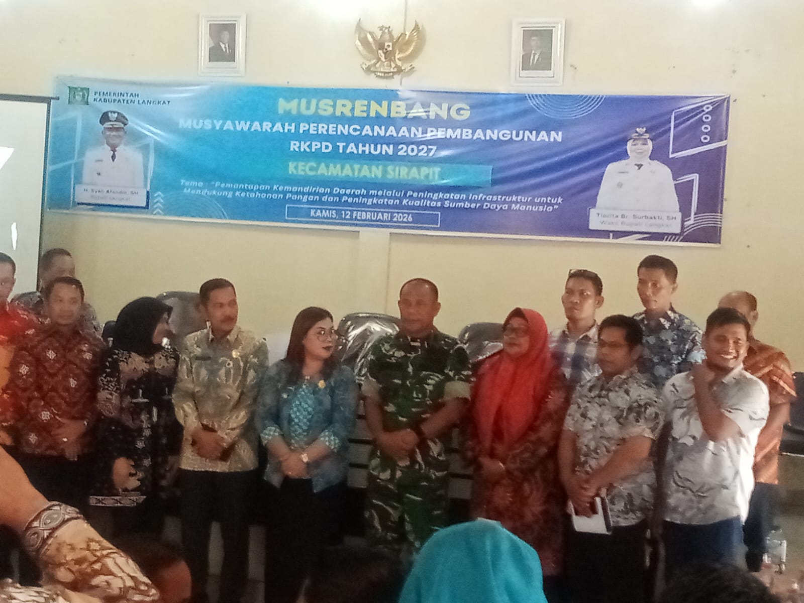 Pemkab Langkat Gelar Musrembang di Kantor Camat Sirapit Kabupaten Langkat