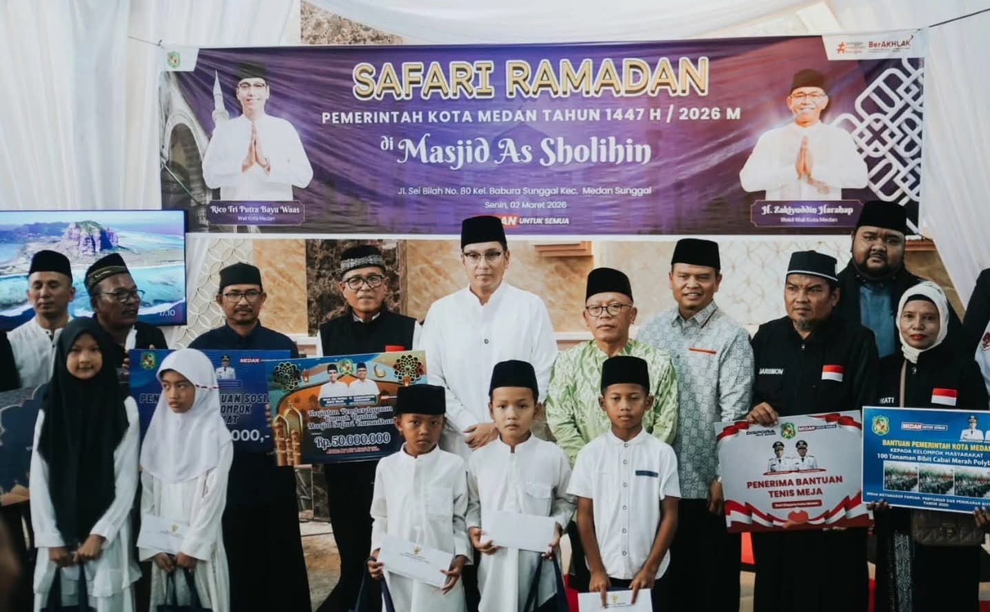 Safari Ramadhan Walikota Medan 1447 H /2026 M Di Mesjid As Sholihin