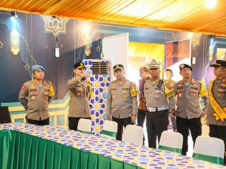 Wakapolda Sumut Cek Pos Terpadu Operasi Ketupat Toba 2026 di Lapangan Merdeka Medan