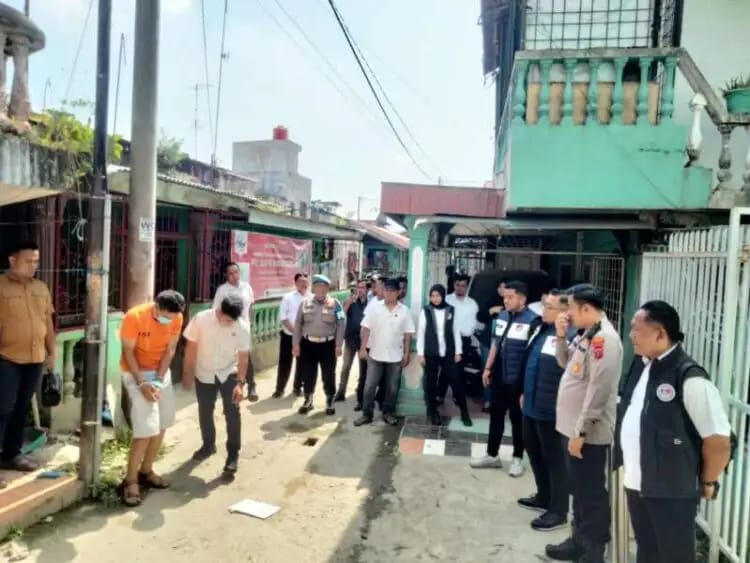 Polrestabes Medan Gelar Pra Rekontruksi Oknum Kepling Tersangka Sabu