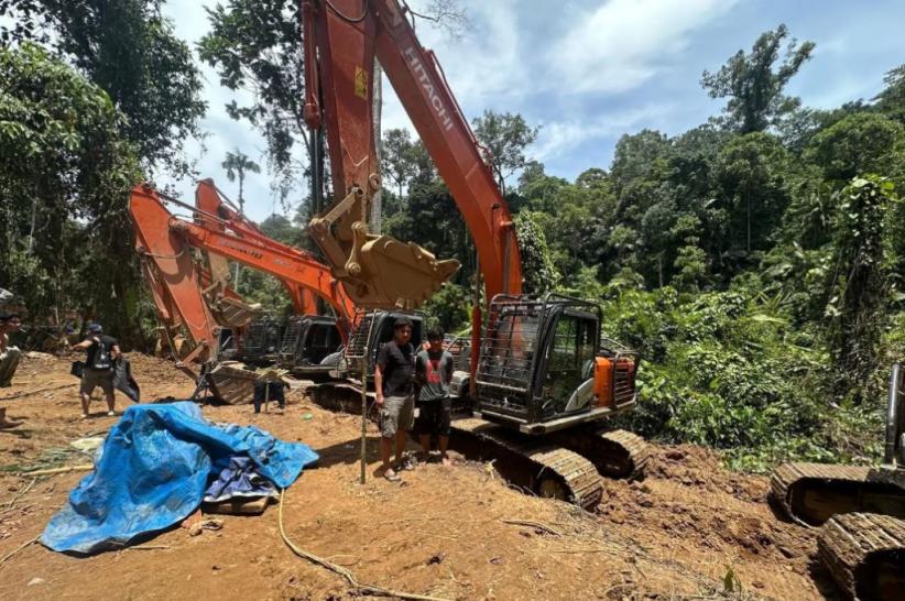 Polda Sumut Bongkar Tambang Emas Ilegal di Perbatasan Tapsel-Madina, 17 Orang Ditangkap