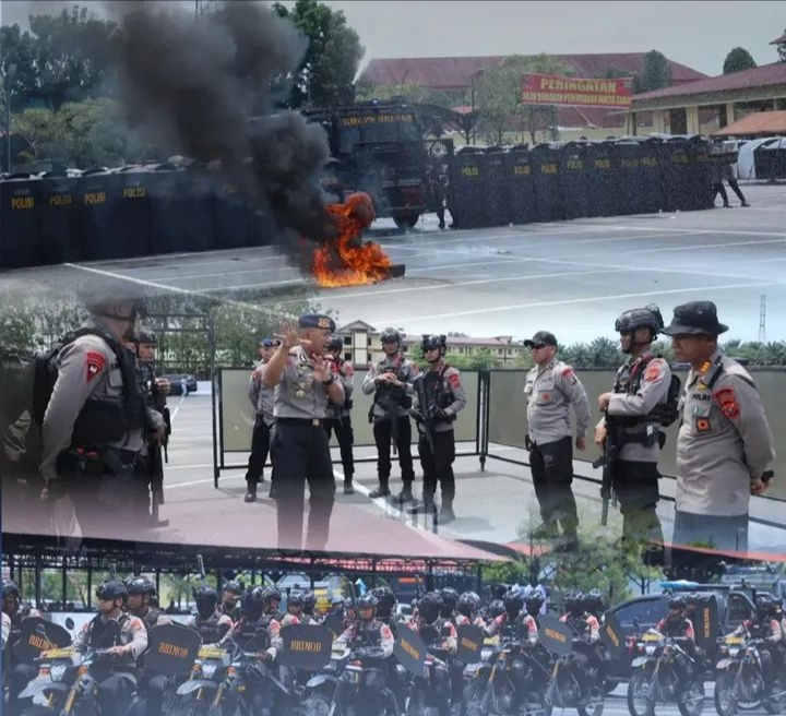 Tingkatkan Kesiapsiagaan Hadapi Kontinjensi, Brimob Polda Sumut Matangkan Strategi Lewat Tactical Floor Game Sispamkota