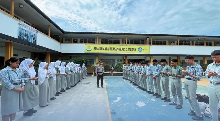 Bangun Kesadaran Generasi Muda, Brimob Sumut Sosialisasikan Bahaya Konvoi dan Tawuran