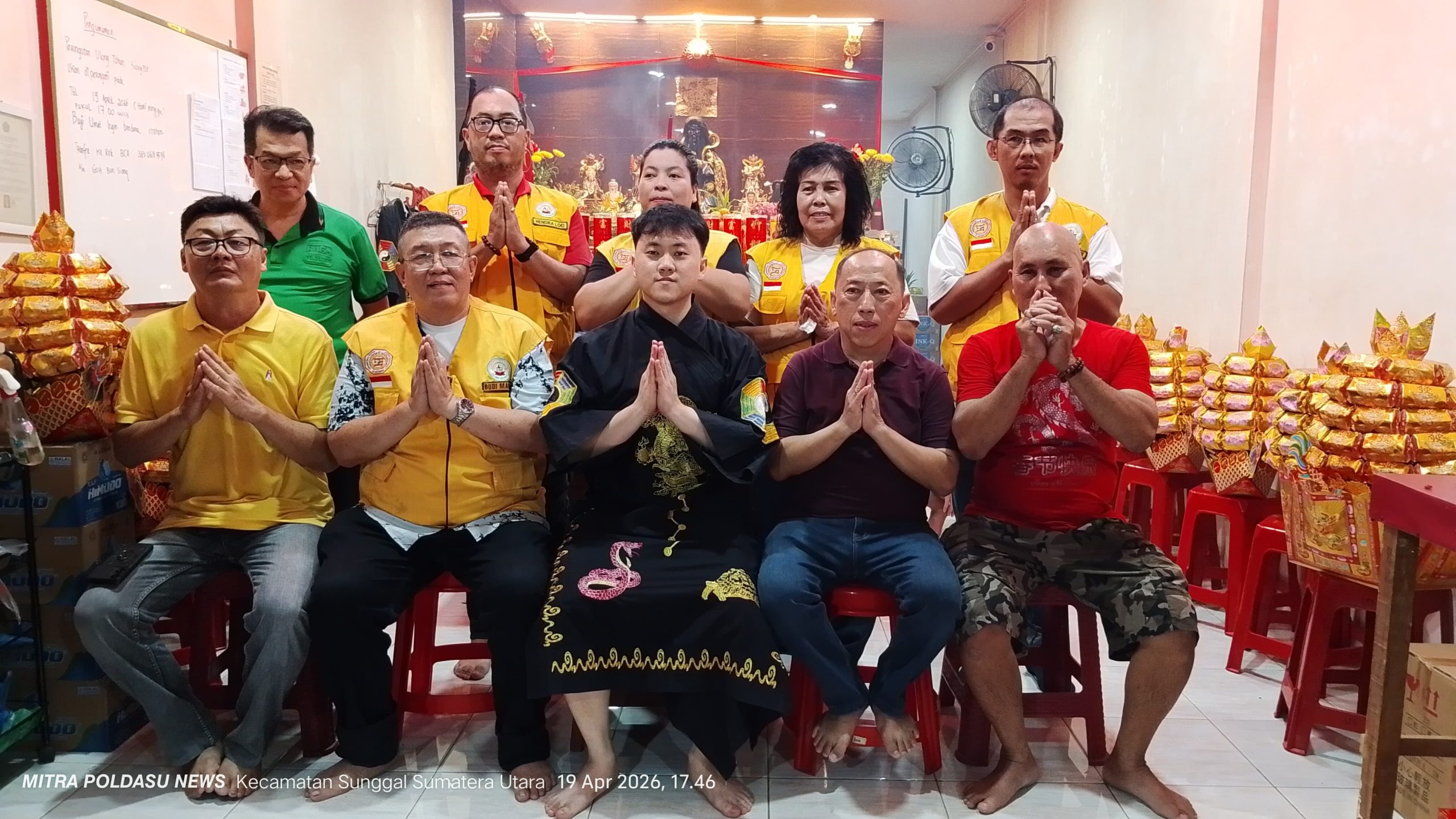 Perayaan Hut Dewa Siong Te Kong Di Cetiya Thidharma Mahanta Sangat Meriah