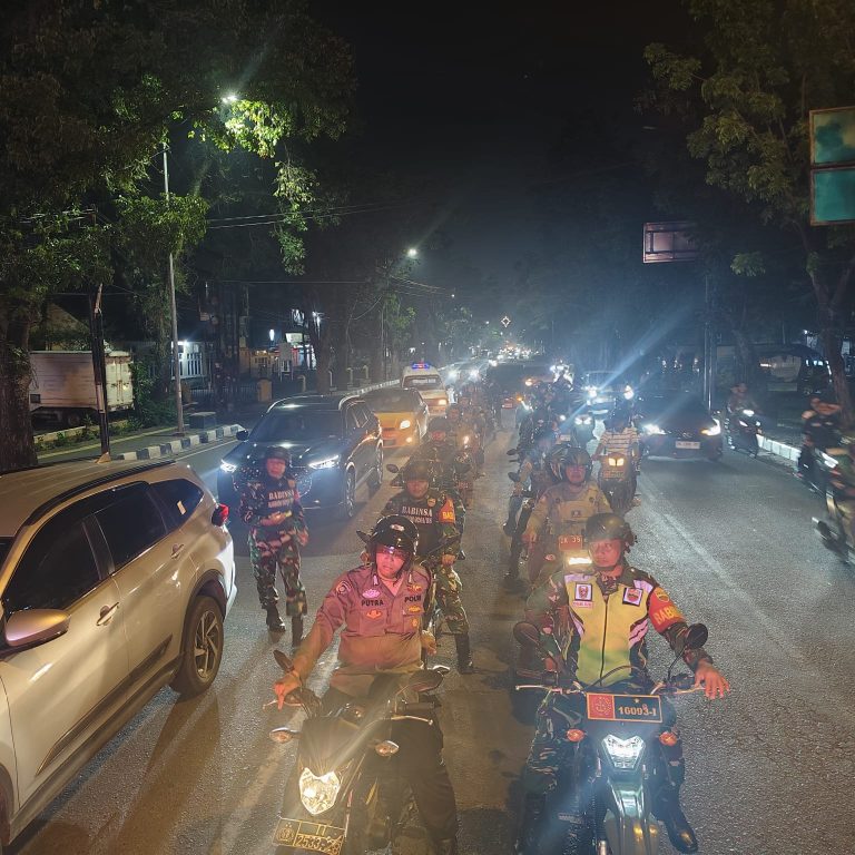 TNI-Polri dan Pemko Medan, Patroli Malam Jaga Kondusivitas Kota Medan