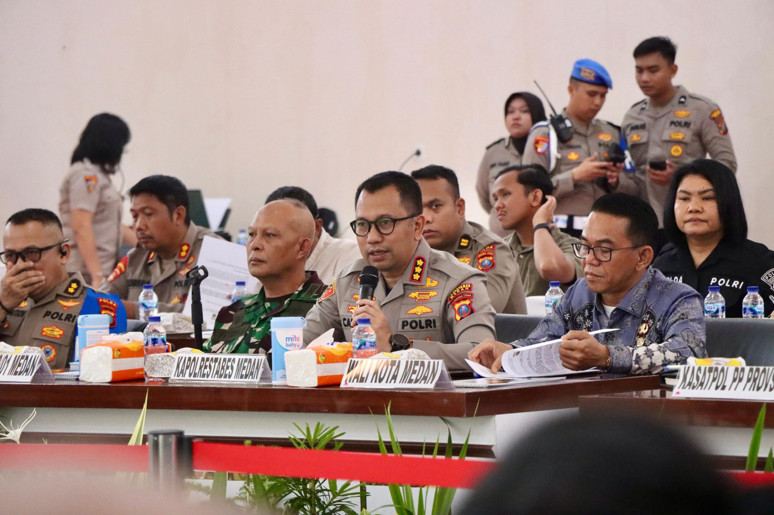 Antisipasi Dinamika Massa, Kapolrestabes Medan Matangkan Skema Sispamkota