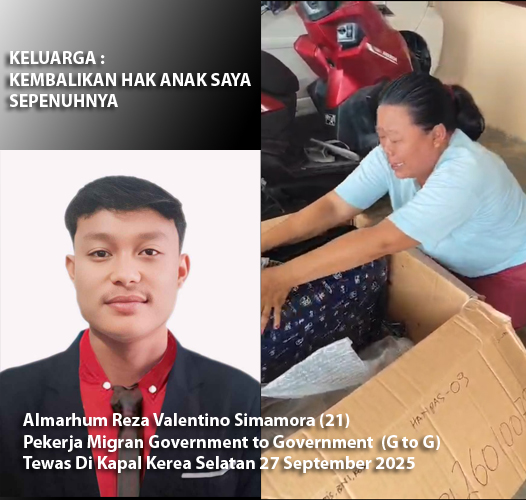 Diduga Tas Milik  Pekerja Migran Meninggal di Korea Selatan  Dibongkar, Keluarga Korban Minta BP3MI Sumut Harus Bertanggung Jawab